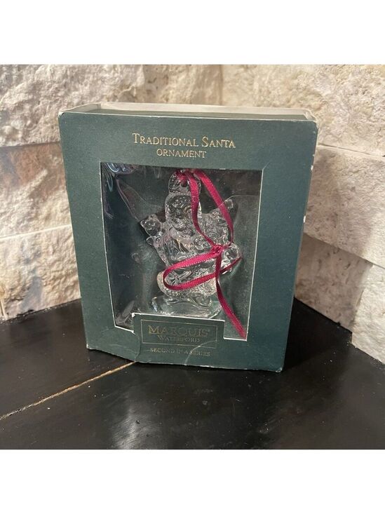 Waterford Other - Marquis Waterford Crystal Santa Annual Christmas Ornament 2nd In Series